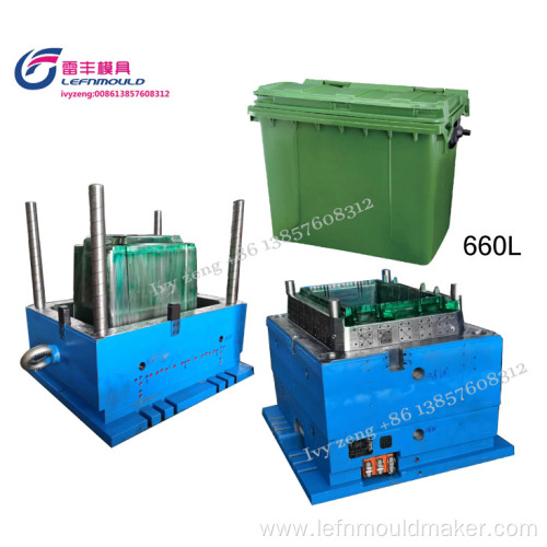 660Litre Wheelie Bin Mould Plastic injection 660L